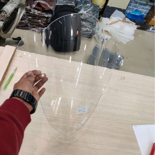 Yamaha R15 V3 Transparent Visor Sancheti Automobiles